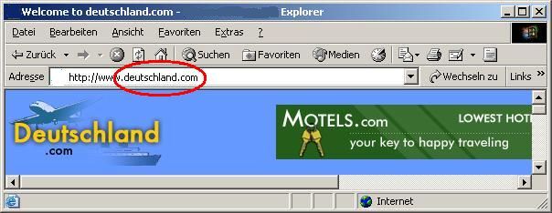 Browser-Ausschnitt